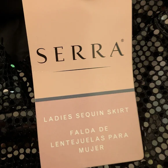 Black Sequin Maxi Skirt - Picture 2 of 11